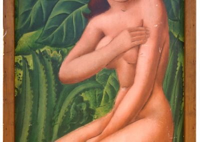 Nude Woman in Tropical Landscape RGB