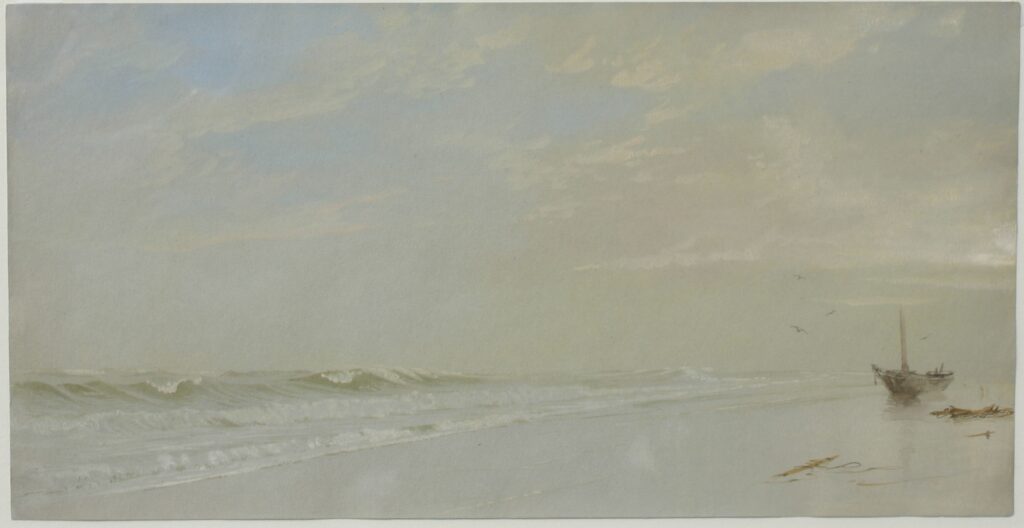 Seascape with Beached Ship F