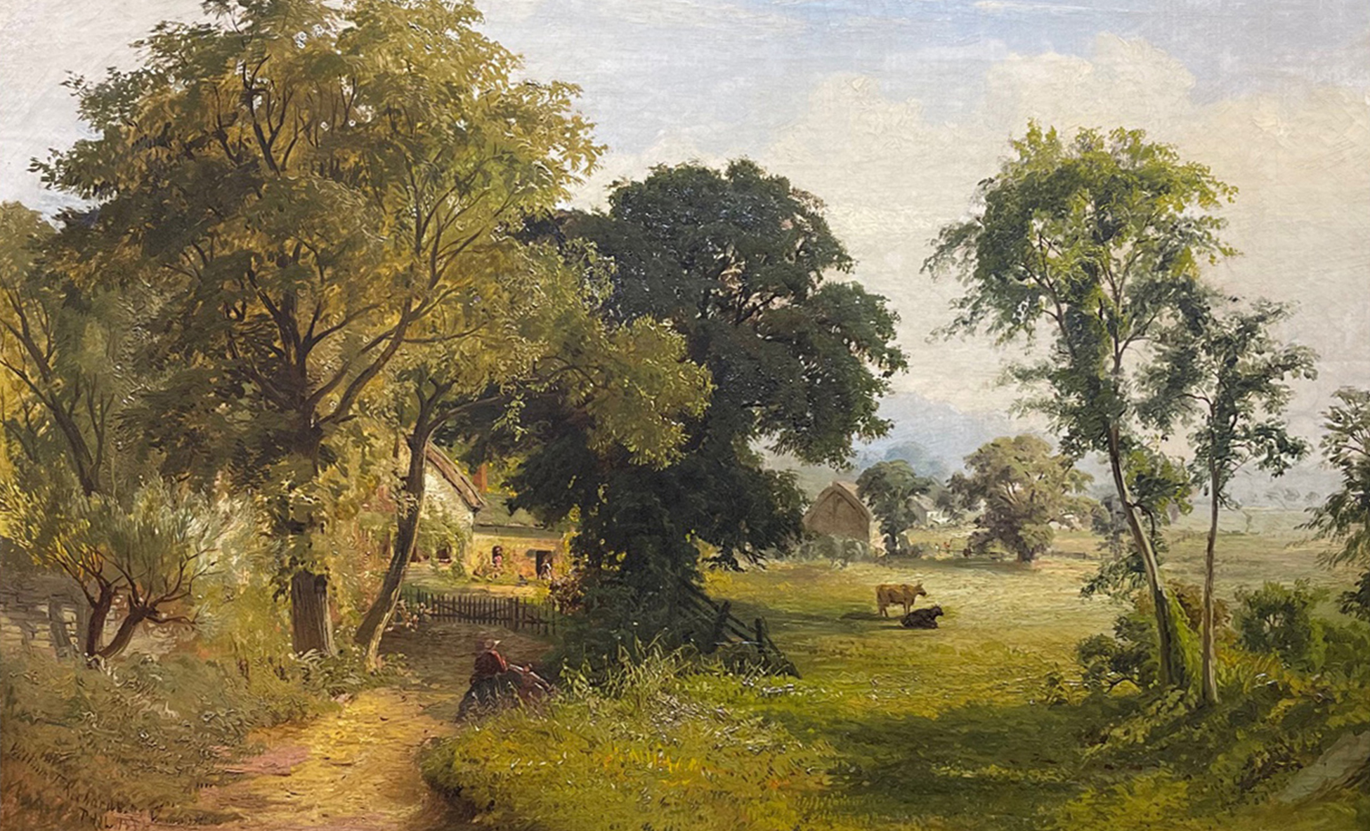 William Trost Richards, Near Philadelphia Painting