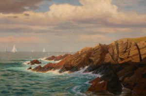 Rocks off Narragansett, Rhode Island